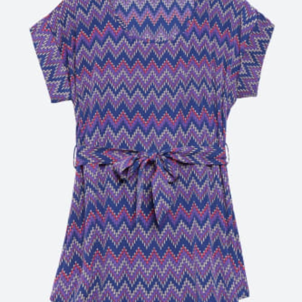 Pixley Women’s Purple Tunic w/Tie Waist